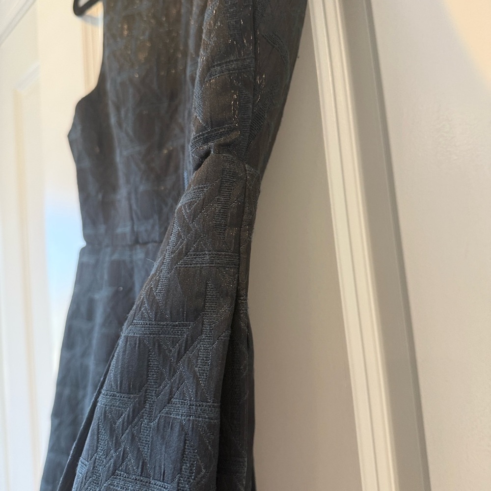Kirna Zabete Black Textured Mini Dress - Picture 10 of 11